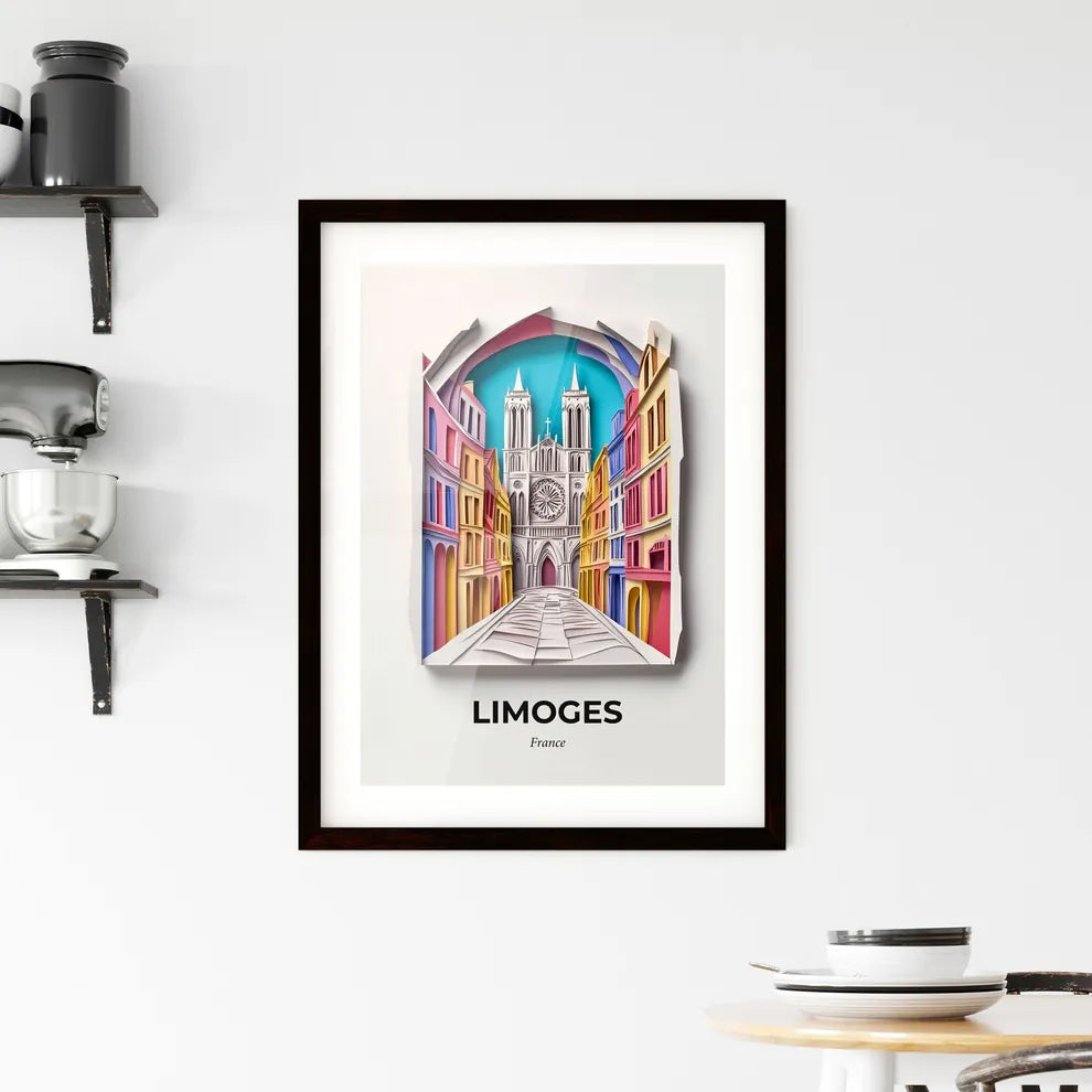 Vivid Limoges, France, Framed Wall Art
