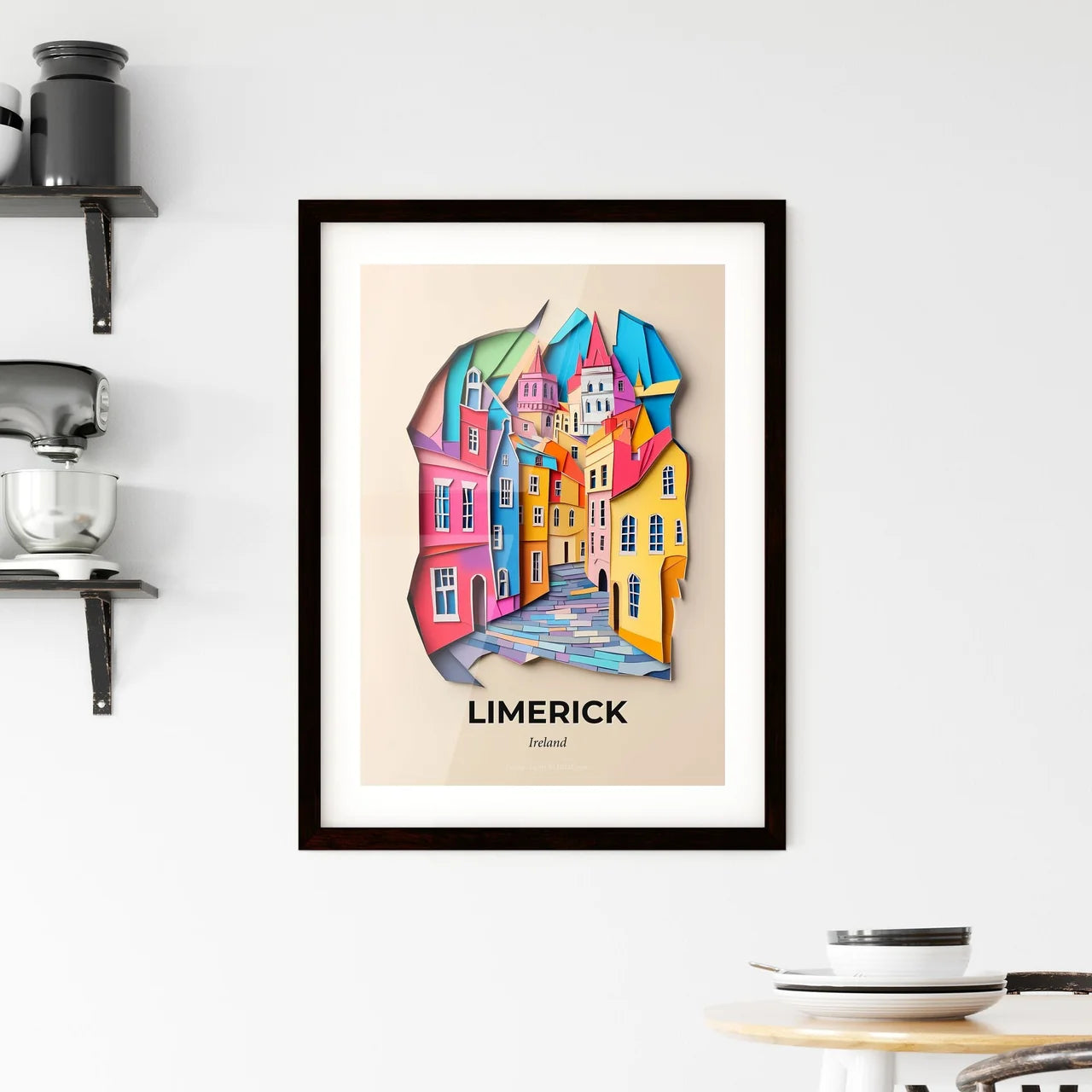 Vivid Limerick, Ireland, Framed Wall Art