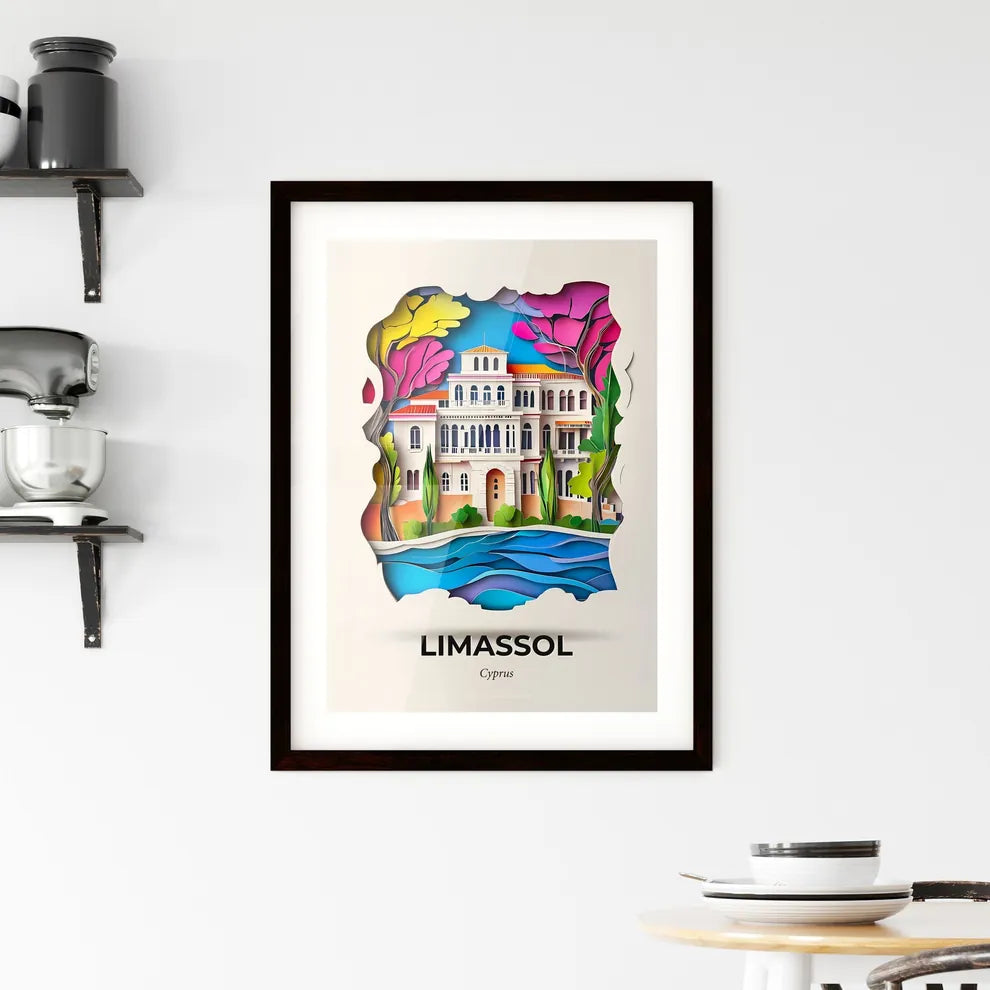 Vivid Limassol, Cyprus, Framed Wall Art