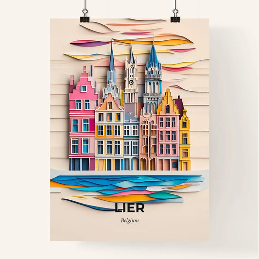 Vivid Lier , Belgium, Colorful Poster