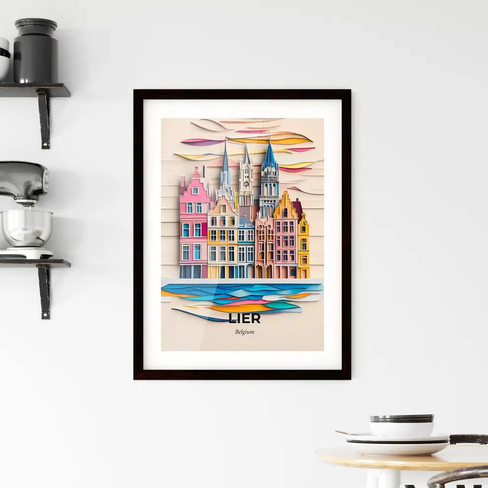 Vivid Lier , Belgium, Framed Wall Art