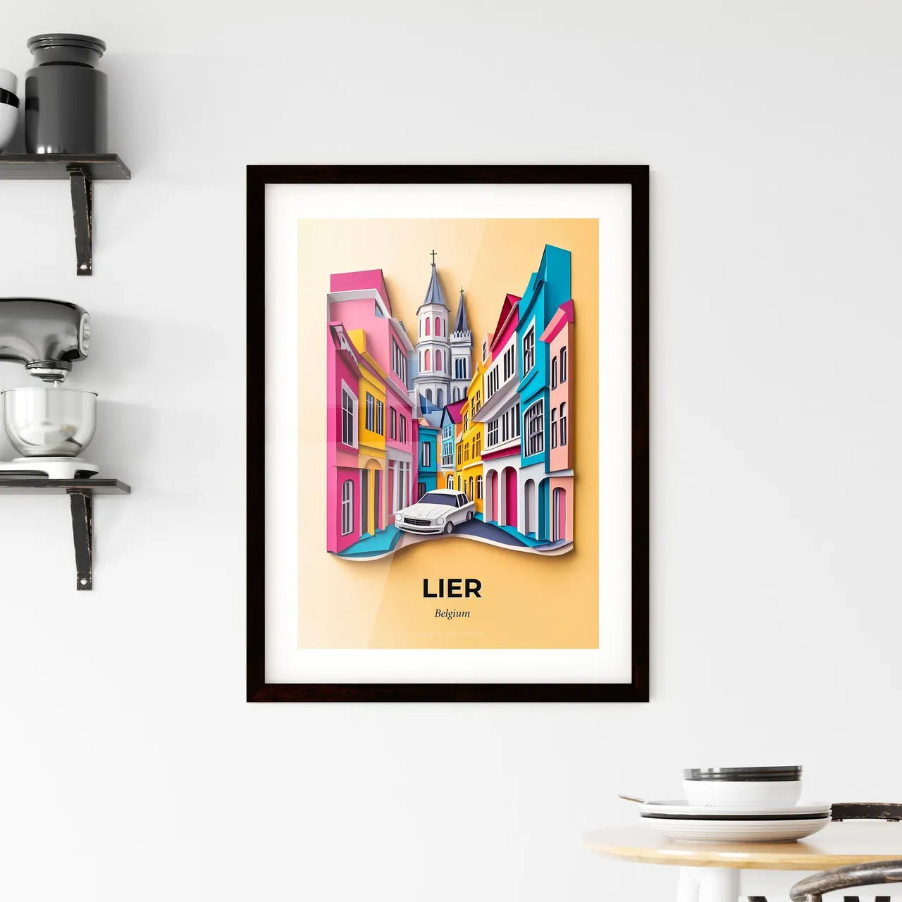 Vivid Lier , Belgium, Framed Wall Art
