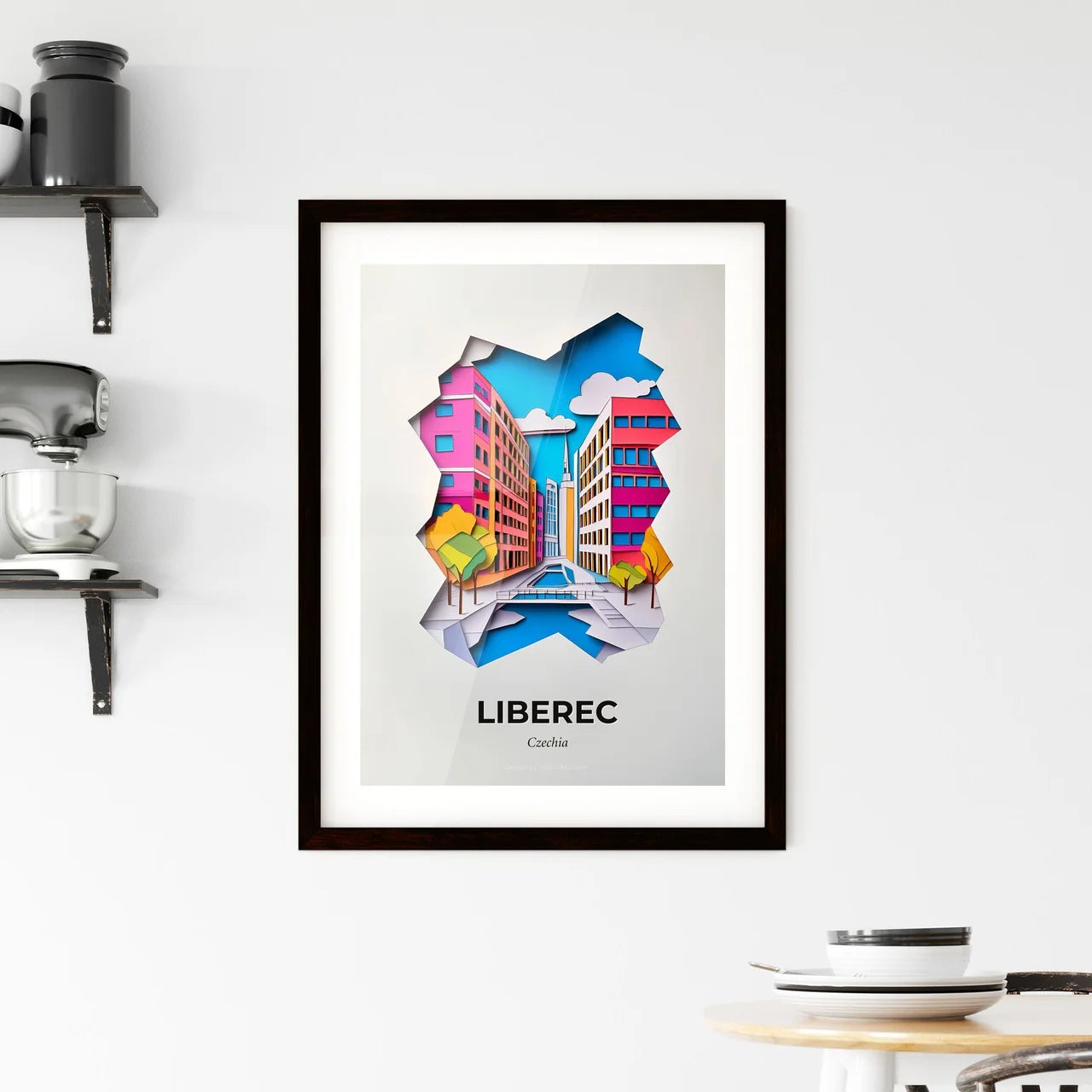 Vivid Liberec, Czechia, Framed Wall Art