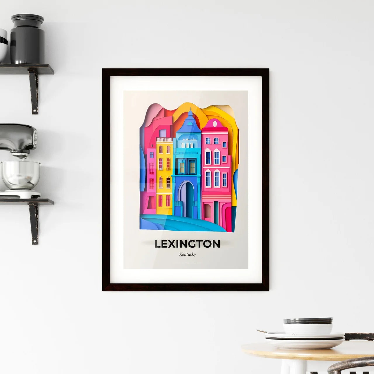 Vivid Lexington, Kentucky, Framed Wall Art