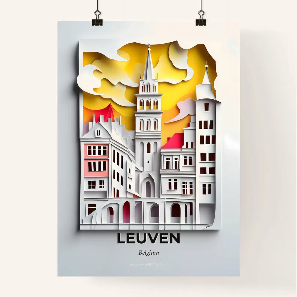 Vivid Leuven , Belgium, Colorful Poster