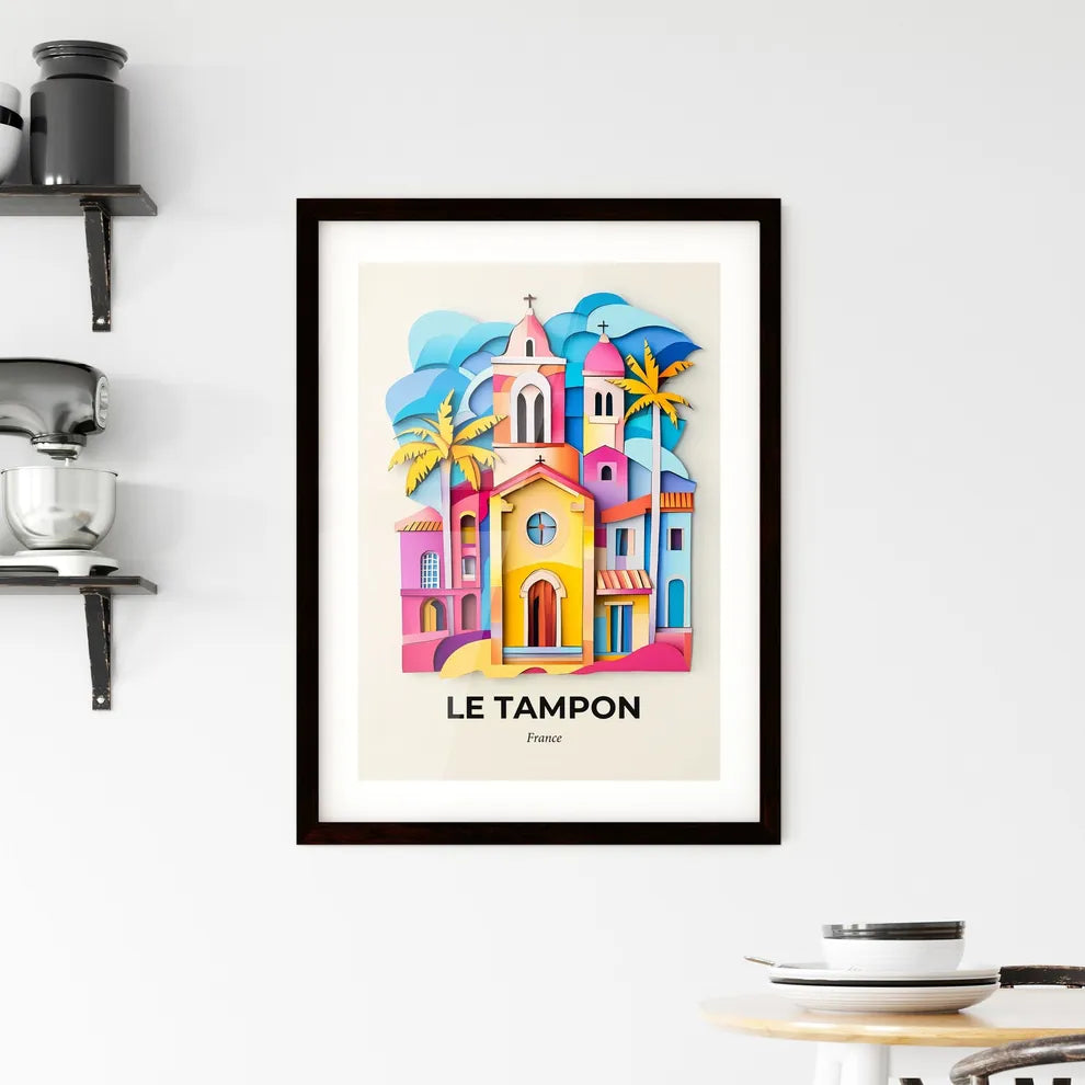 Vivid Le Tampon, France, Framed Wall Art