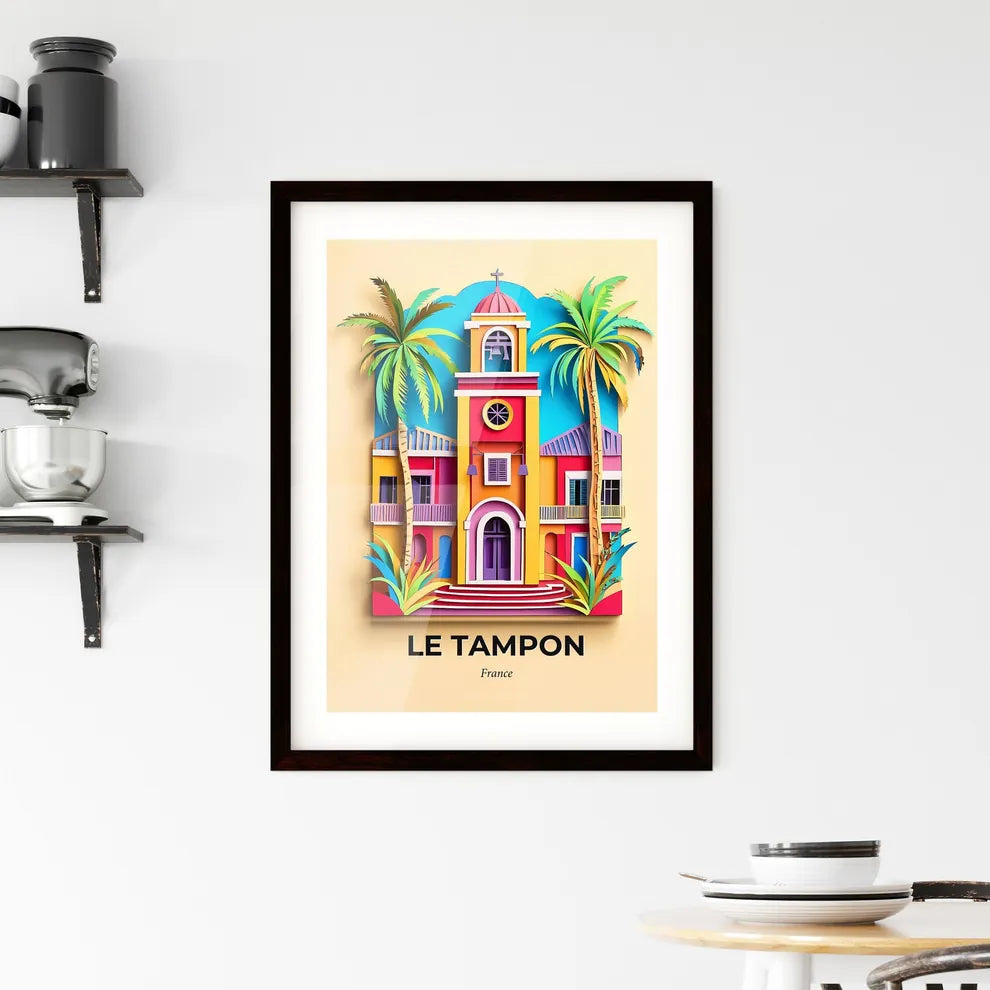Vivid Le Tampon, France, Framed Wall Art