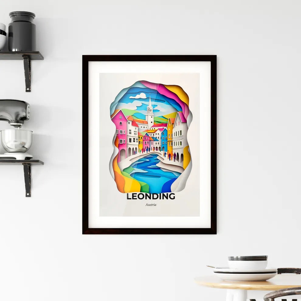 Vivid Leonding, Austria, Framed Wall Art