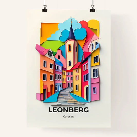 Vivid Leonberg, Germany, Colorful Poster