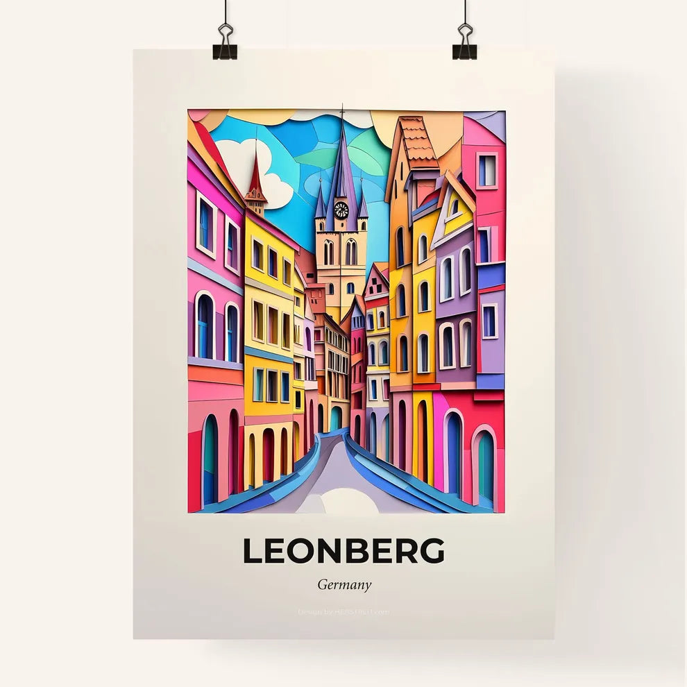 Vivid Leonberg, Germany, Colorful Poster