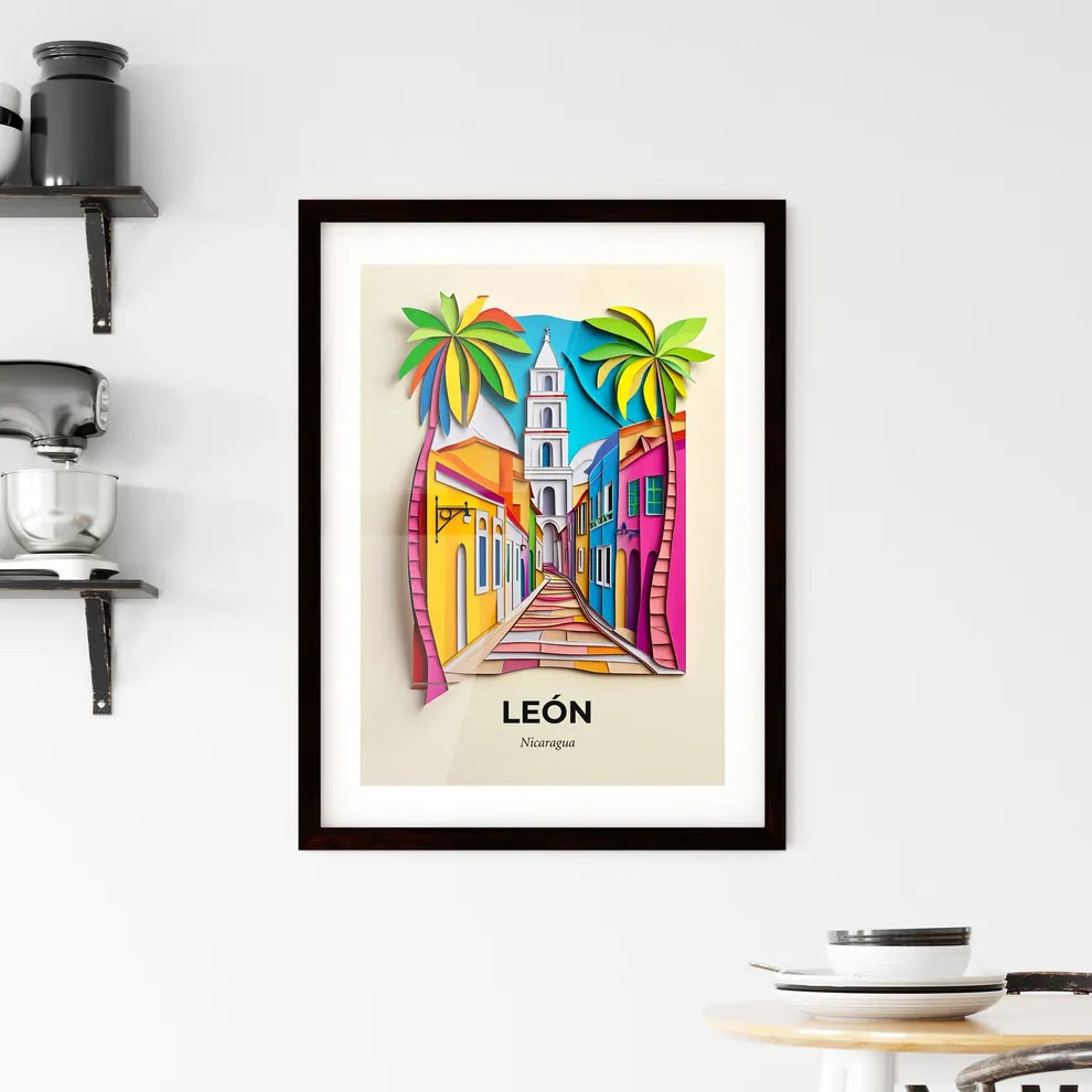 Vivid León, Nicaragua, Framed Wall Art