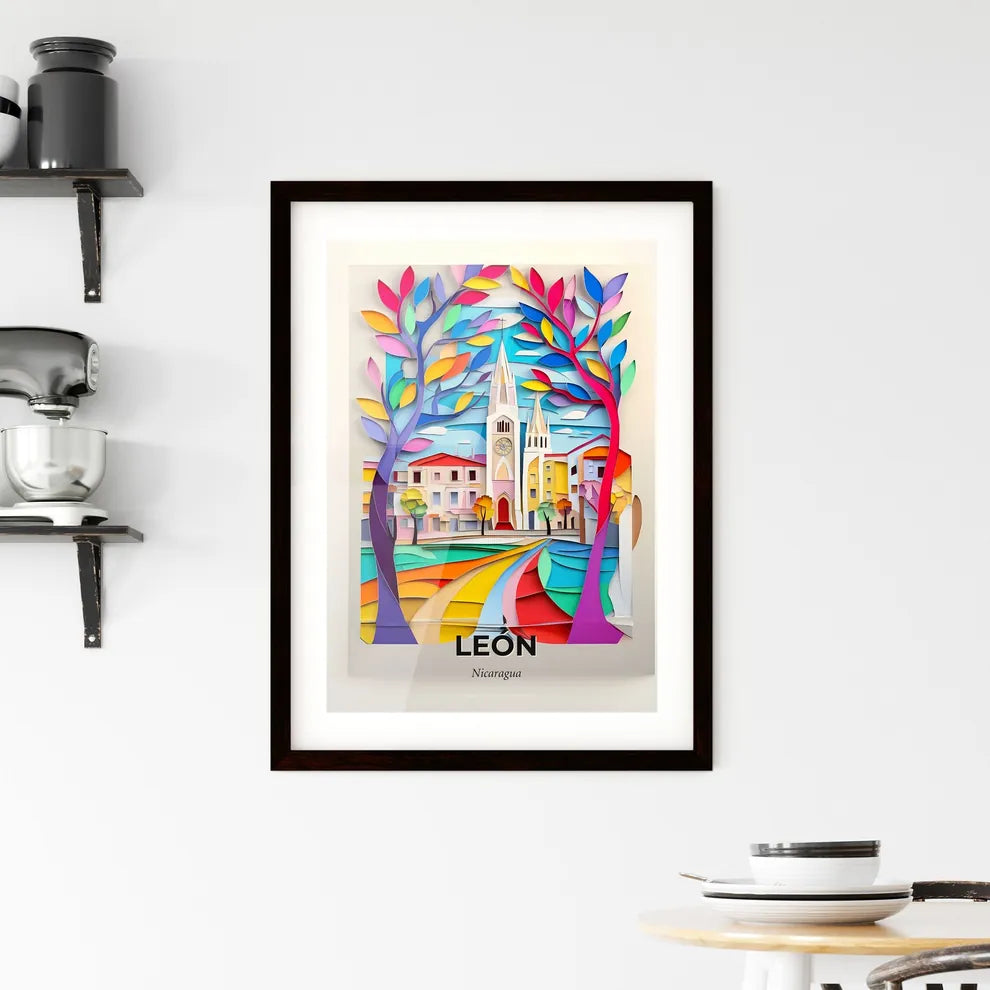 Vivid León, Nicaragua, Framed Wall Art