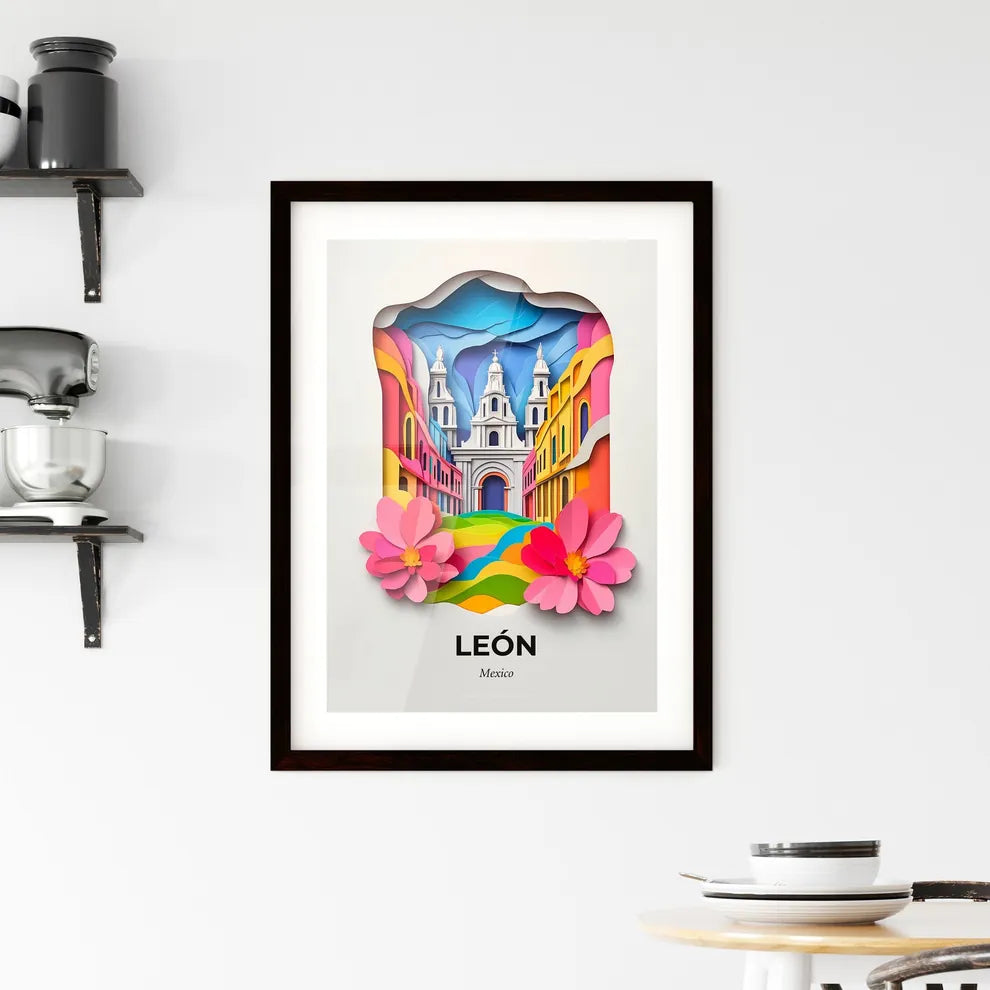 Vivid León, Mexico, Framed Wall Art