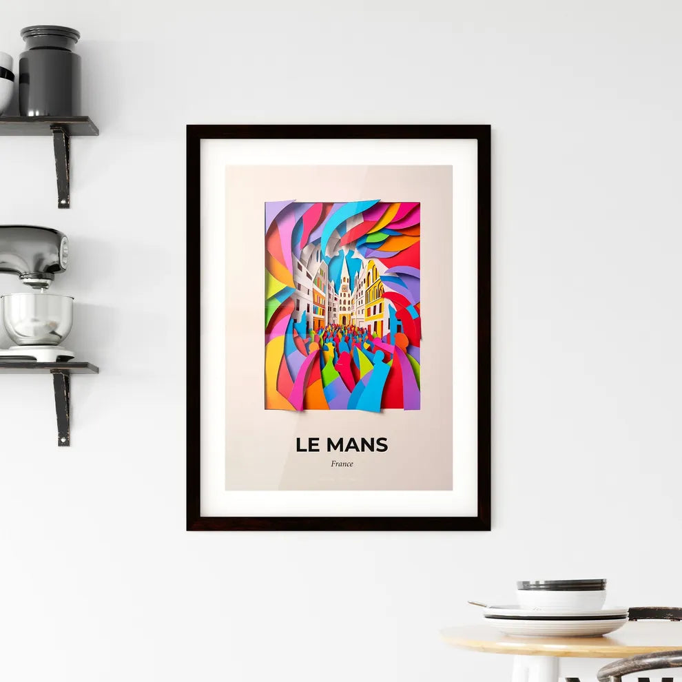 Vivid Le Mans, France, Framed Wall Art