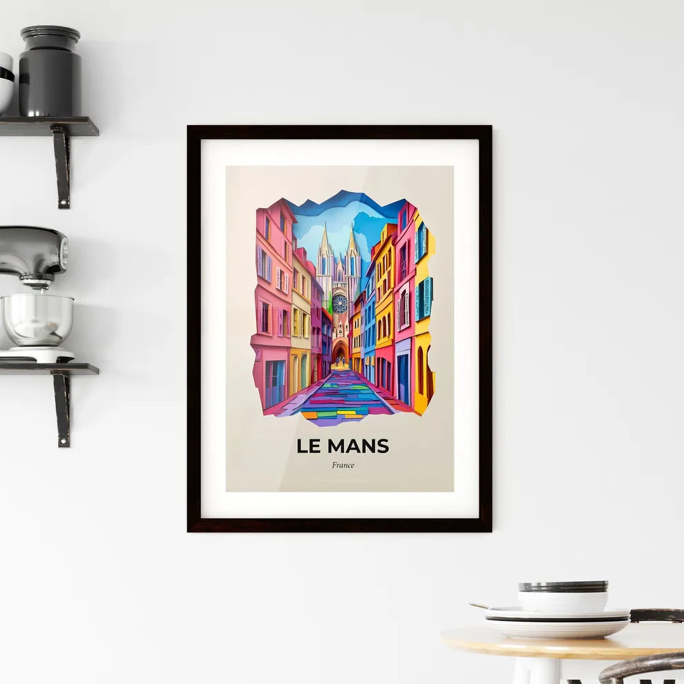 Vivid Le Mans, France, Framed Wall Art