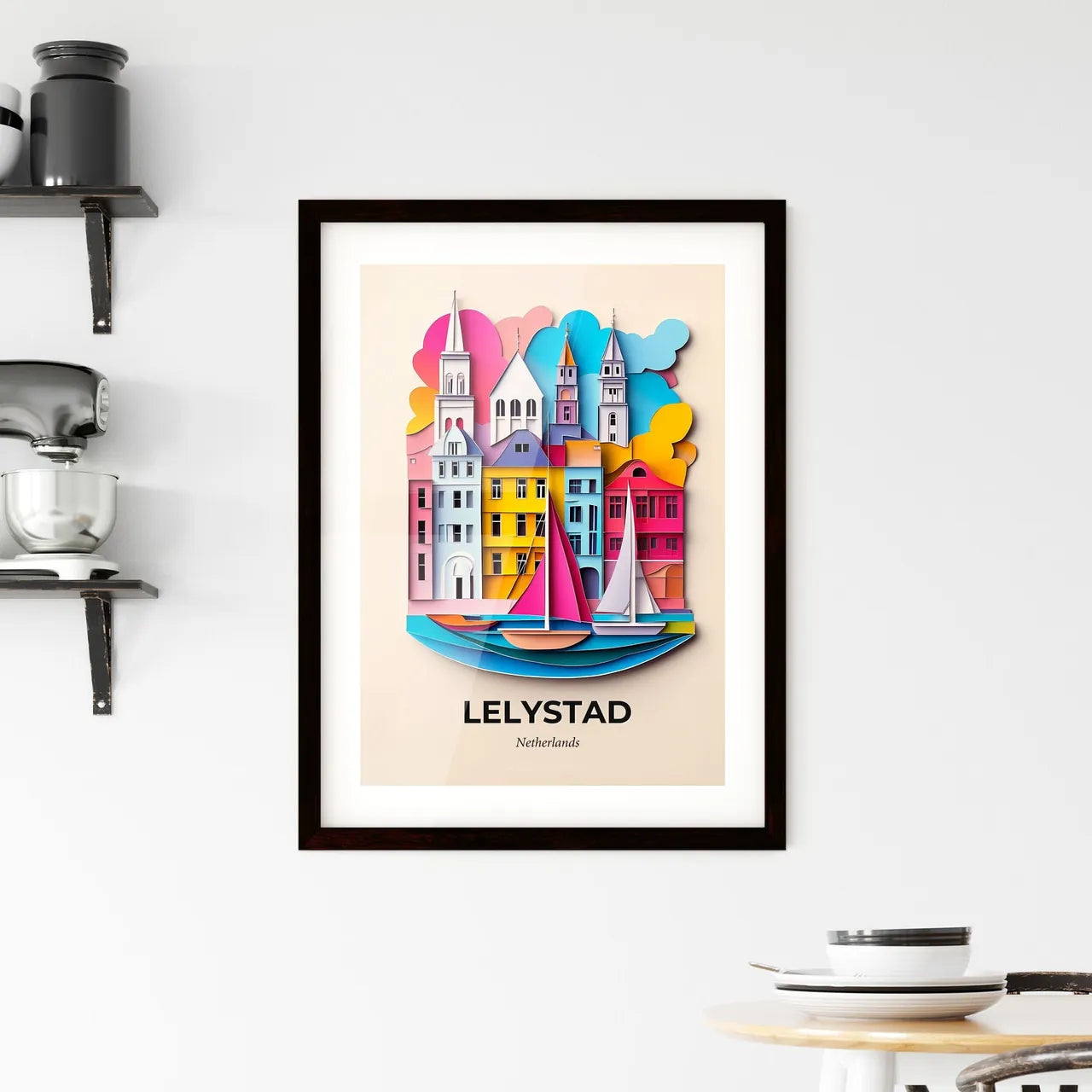Vivid Lelystad, Netherlands, Framed Wall Art