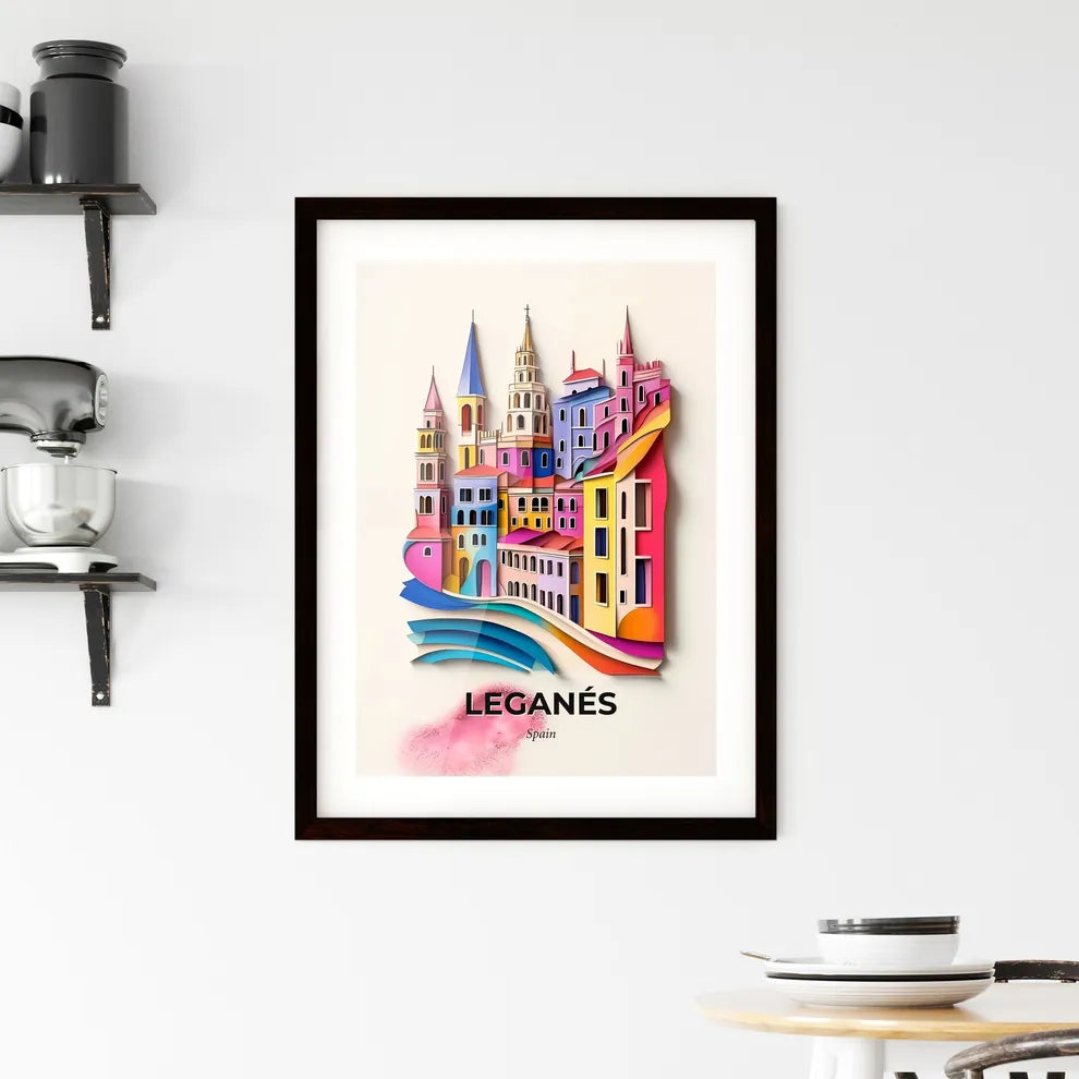 Vivid Leganés, Spain, Framed Wall Art