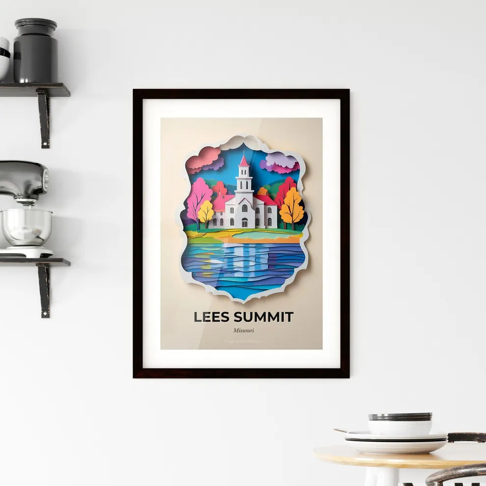 Vivid Lees Summit, Missouri, Framed Wall Art