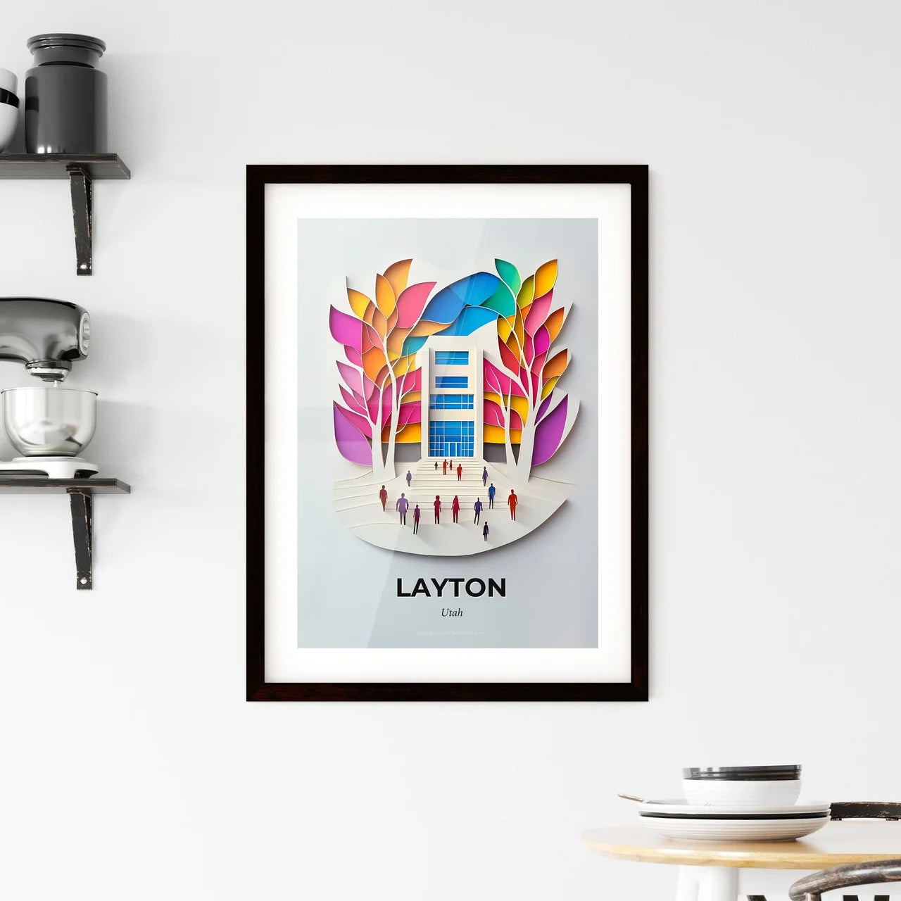 Vivid Layton, Utah, Framed Wall Art