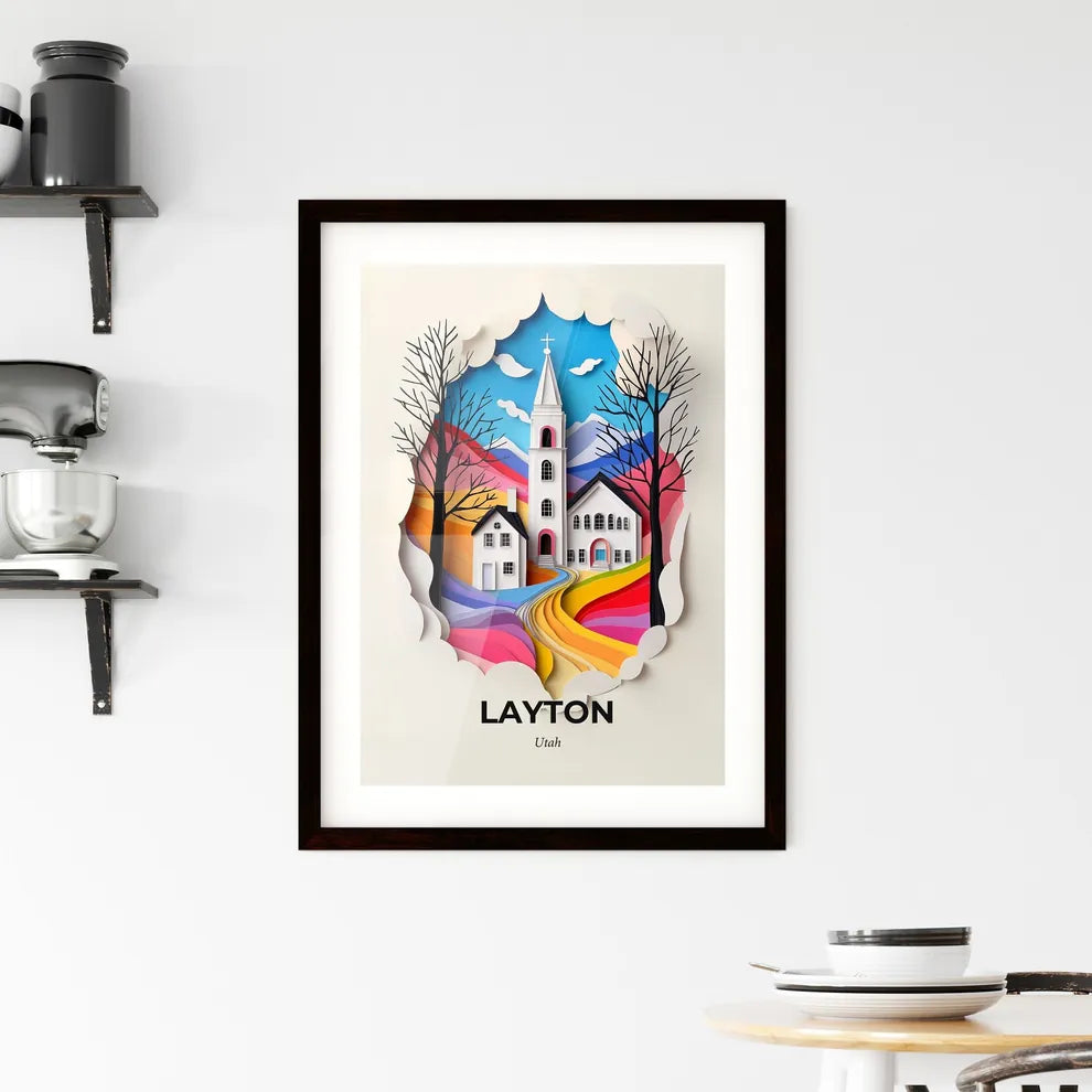 Vivid Layton, Utah, Framed Wall Art