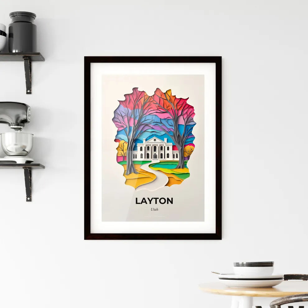 Vivid Layton, Utah, Framed Wall Art
