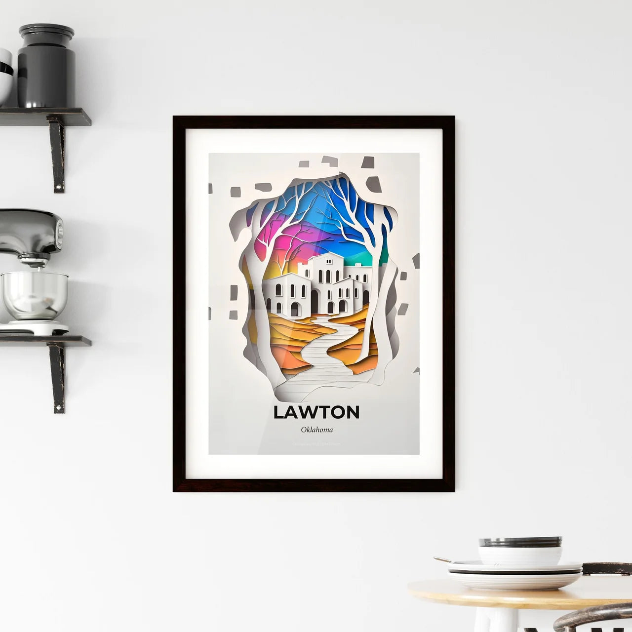Vivid Lawton, Oklahoma, Framed Wall Art