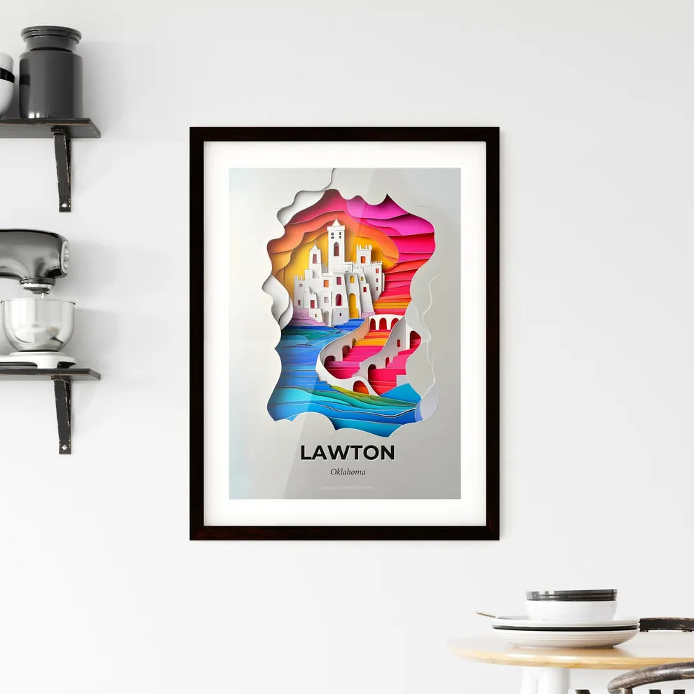 Vivid Lawton, Oklahoma, Framed Wall Art