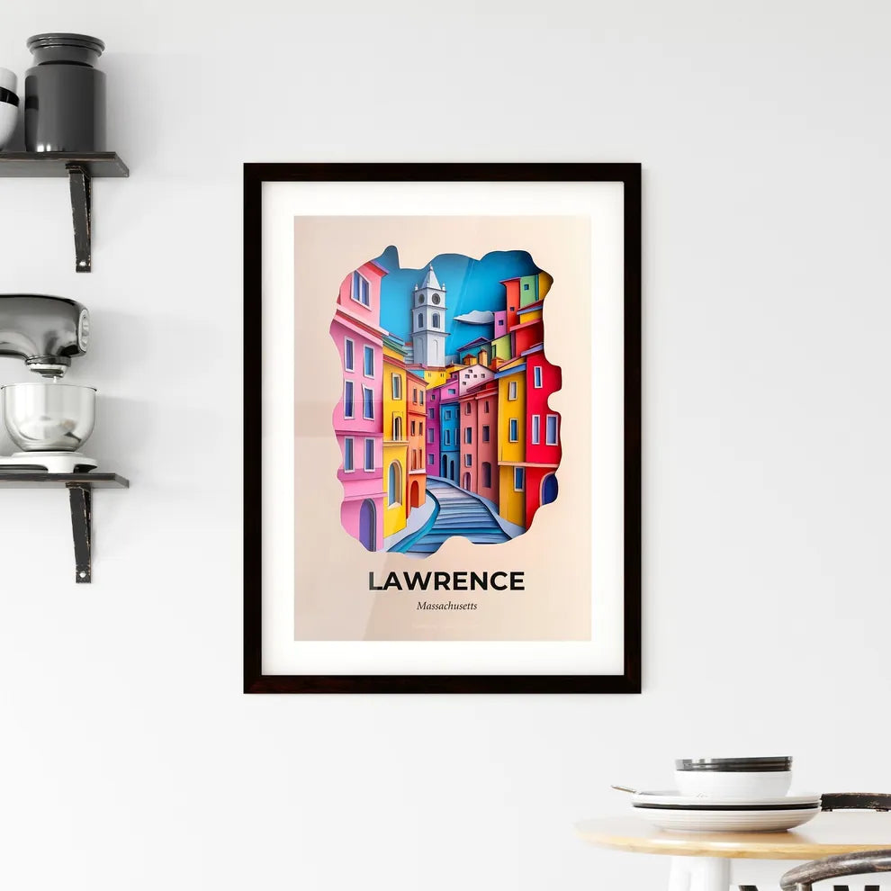 Vivid Lawrence, Massachusetts, Framed Wall Art