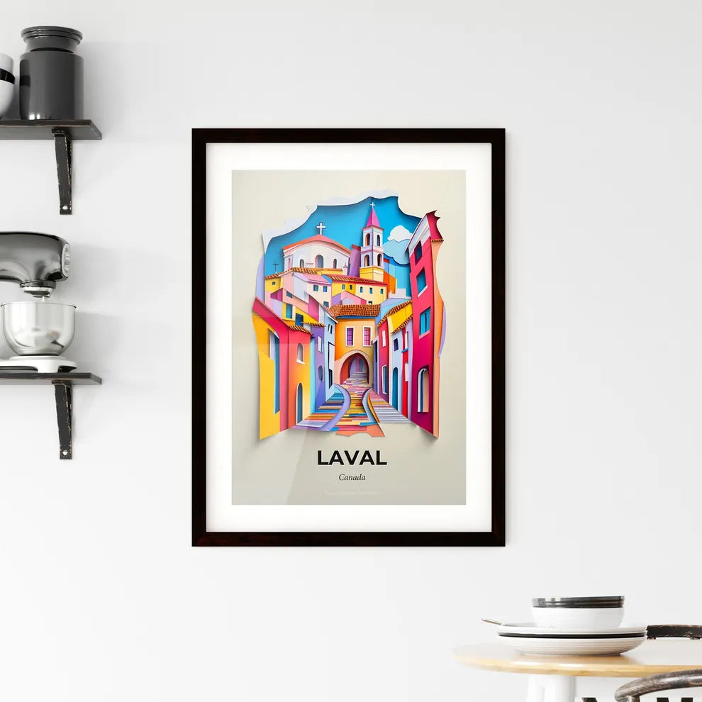 Vivid Laval, Canada, Framed Wall Art