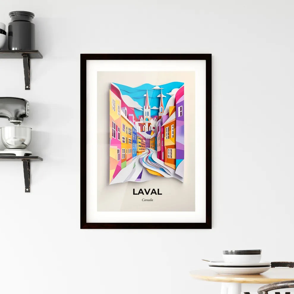 Vivid Laval, Canada, Framed Wall Art