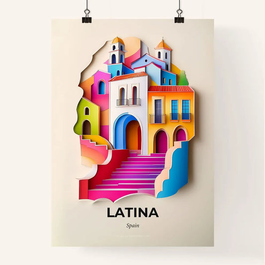 Vivid Latina, Spain, Colorful Poster
