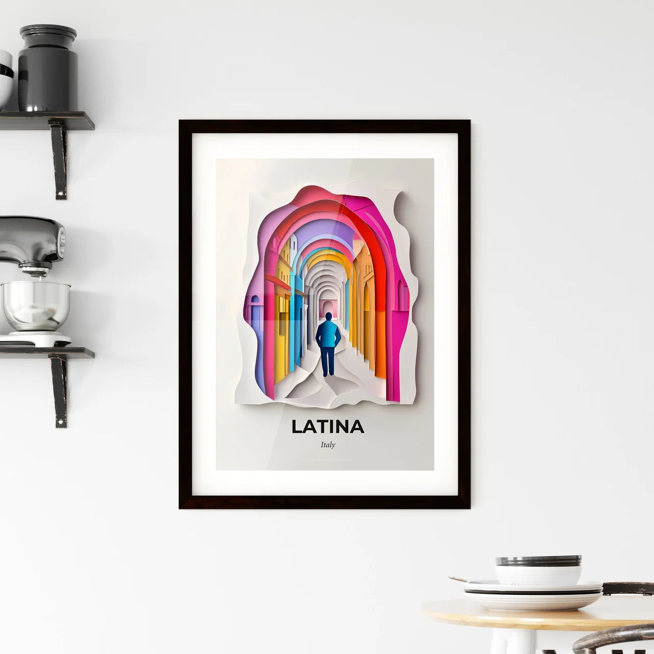 Vivid Latina, Italy, Framed Wall Art