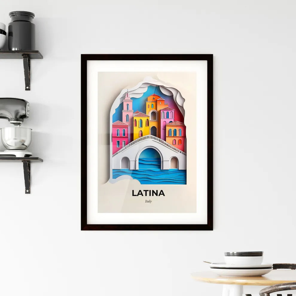 Vivid Latina, Italy, Framed Wall Art