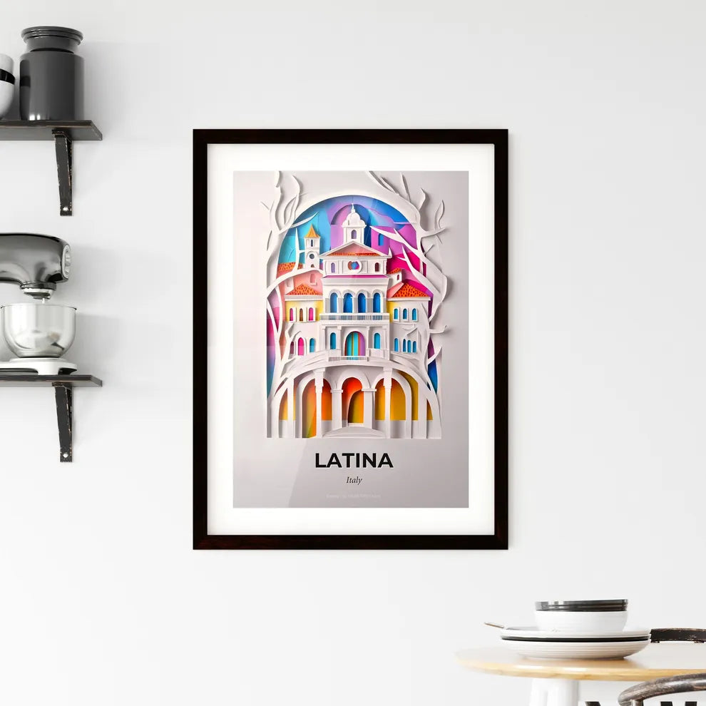 Vivid Latina, Italy, Framed Wall Art
