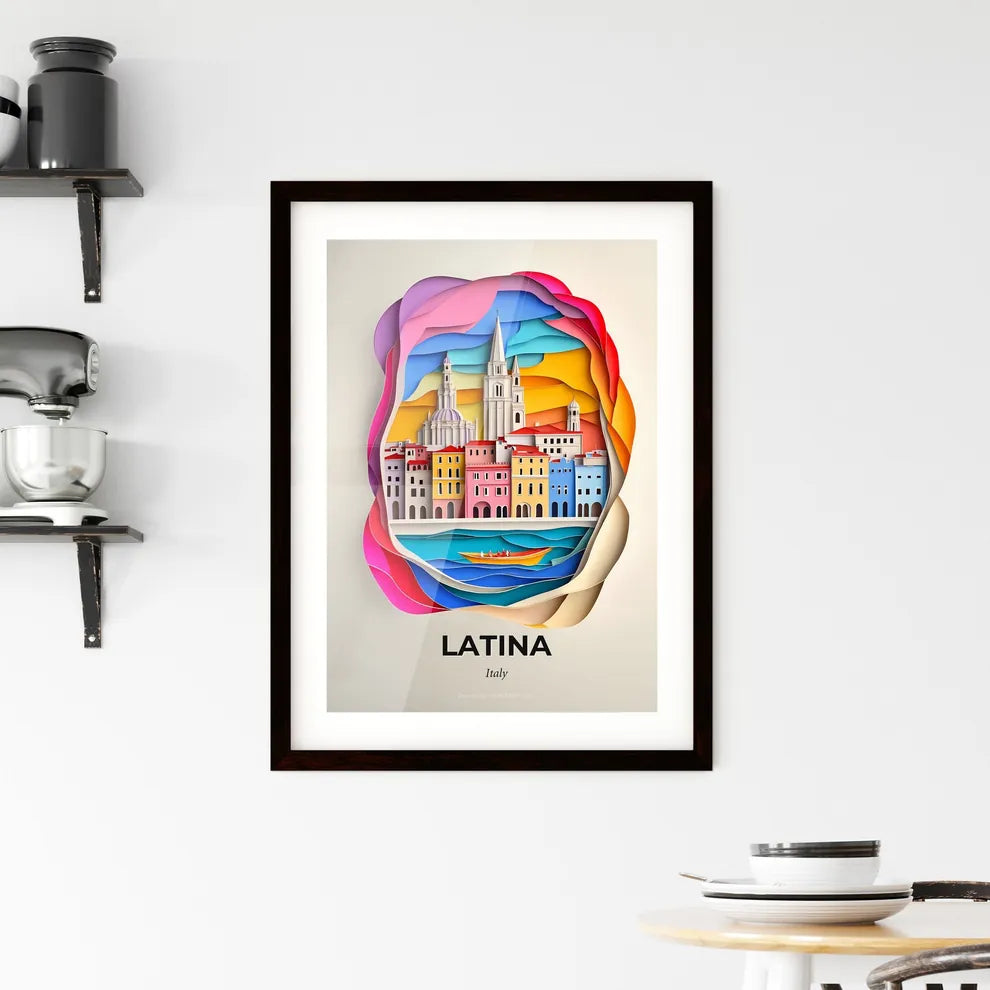 Vivid Latina, Italy, Framed Wall Art