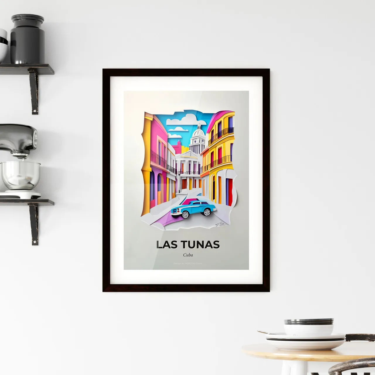Vivid Las Tunas, Cuba, Framed Wall Art