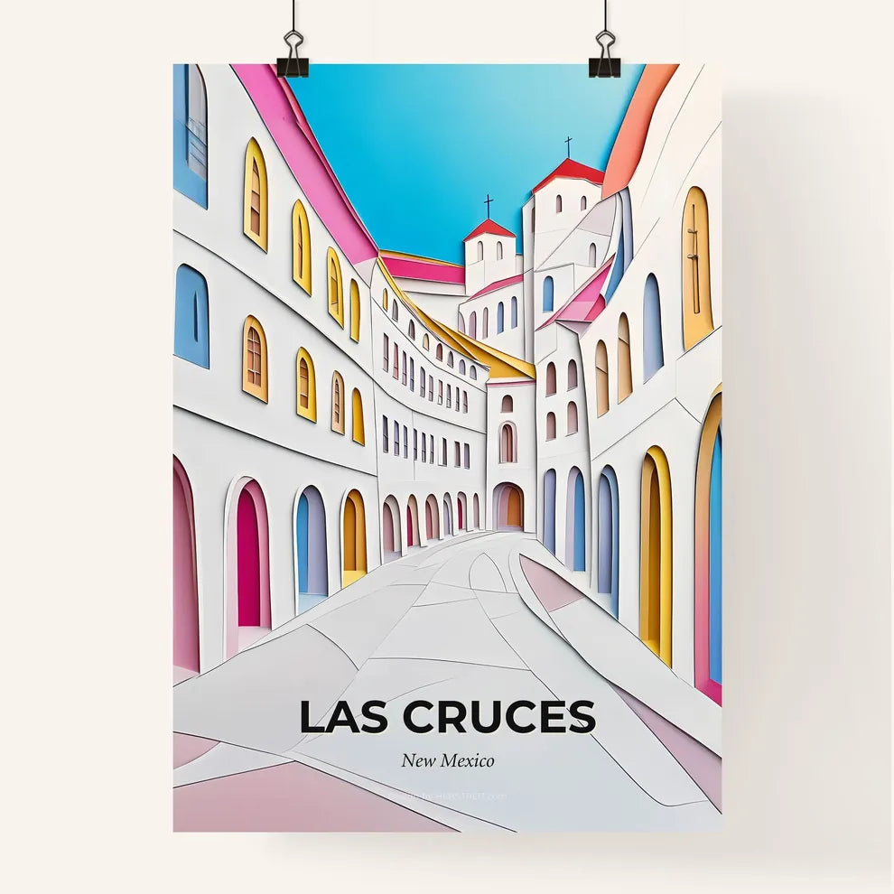 Vivid Las Cruces, New Mexico, Colorful Poster