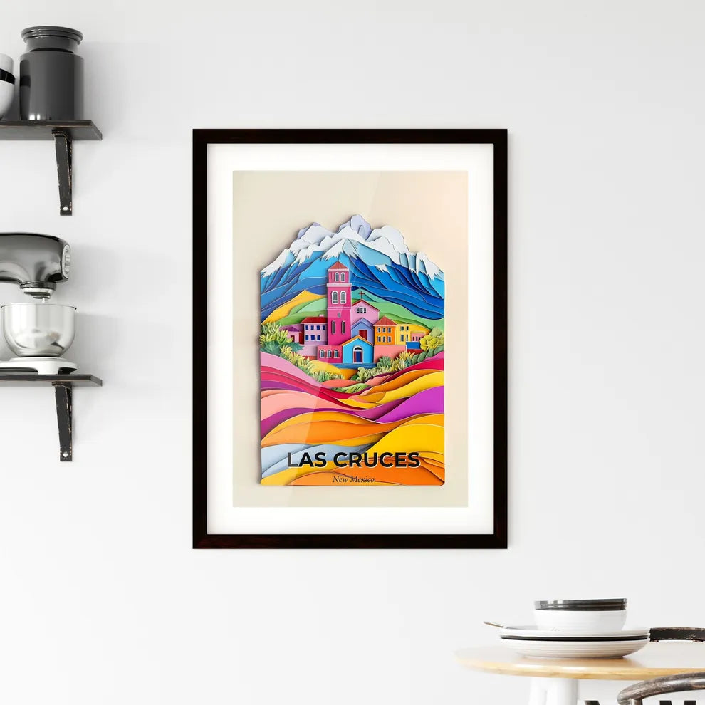 Vivid Las Cruces, New Mexico, Framed Wall Art