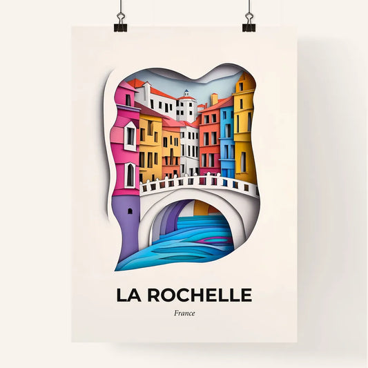 Vivid La Rochelle, France, Colorful Poster