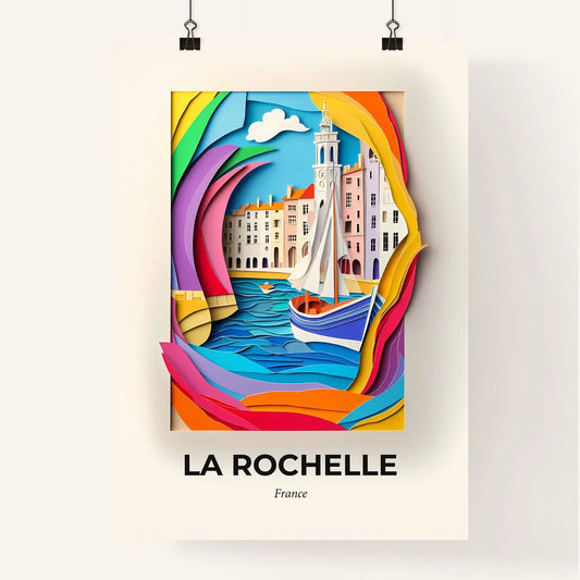 Vivid La Rochelle, France, Colorful Poster