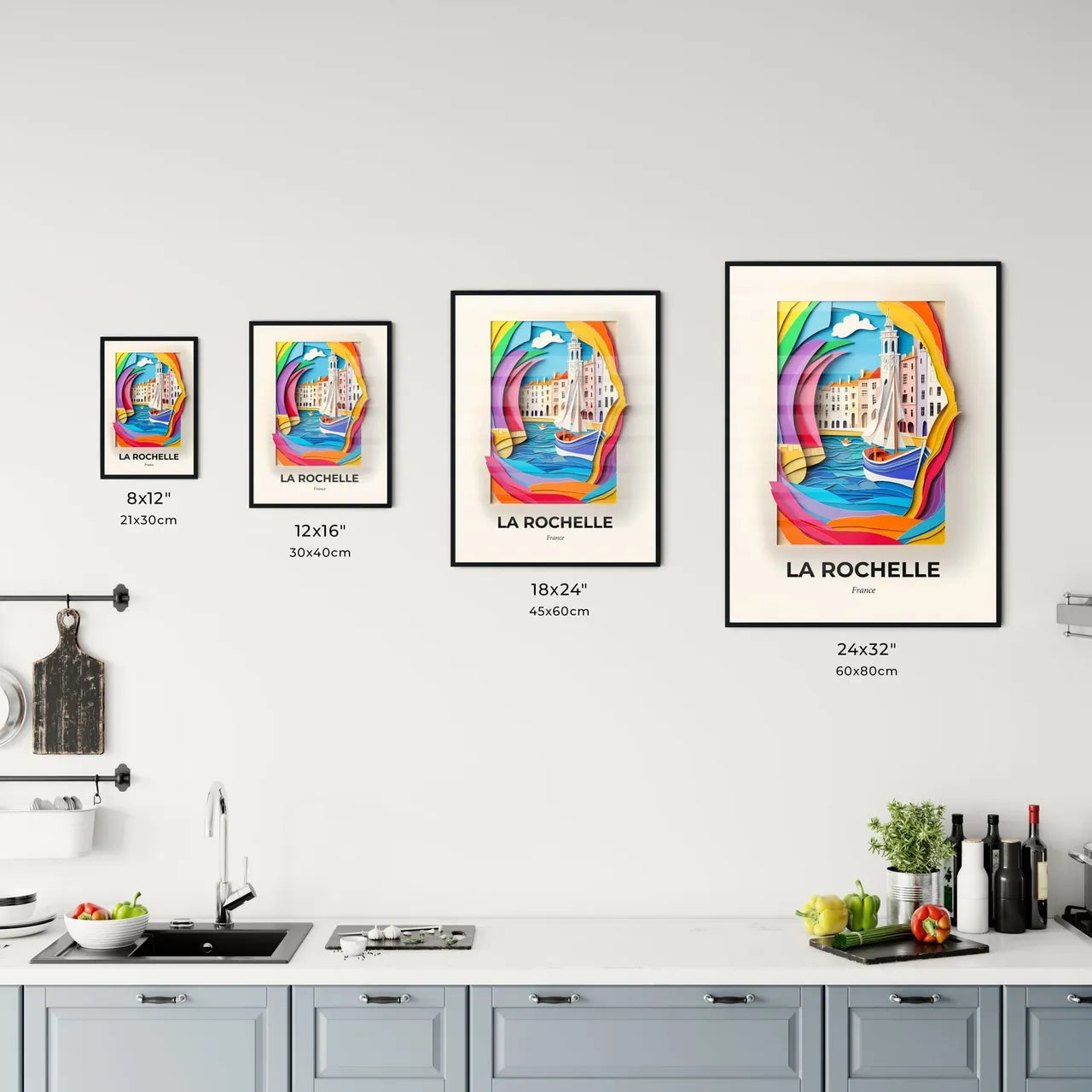 Vivid La Rochelle, France, Kitchen Art