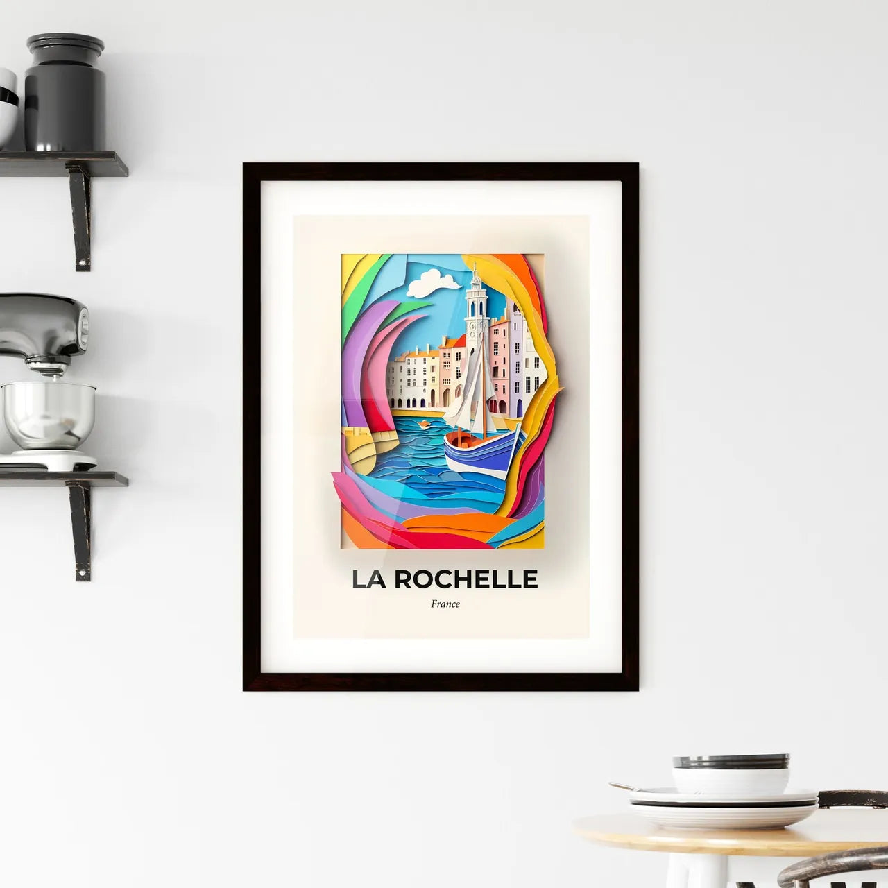 Vivid La Rochelle, France, Framed Wall Art