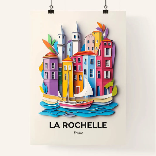 Vivid La Rochelle, France, Colorful Poster