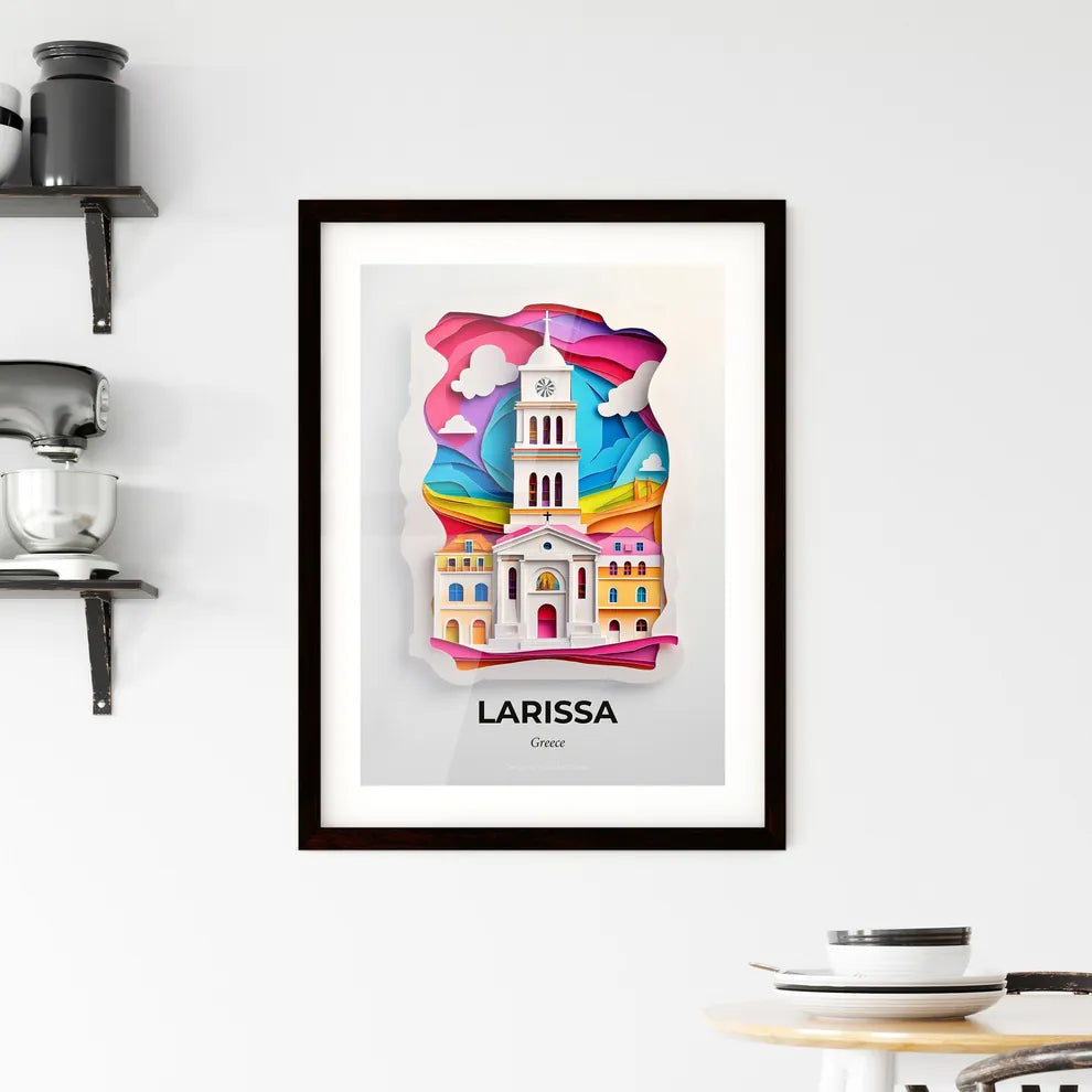Vivid Larissa, Greece, Framed Wall Art