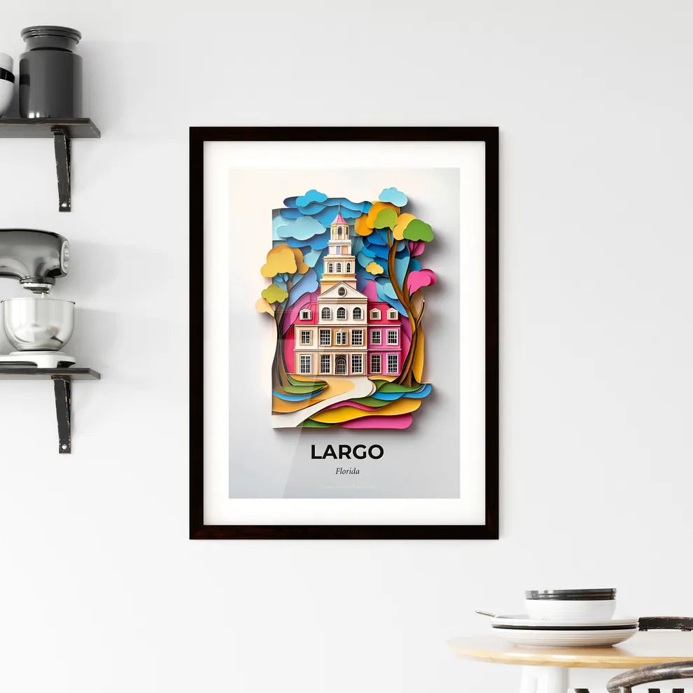 Vivid Largo, Florida, Framed Wall Art