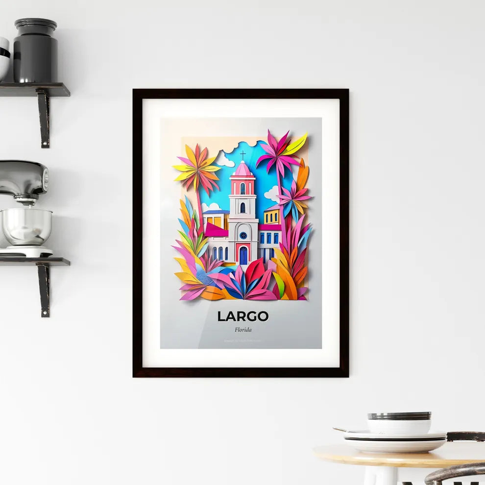 Vivid Largo, Florida, Framed Wall Art