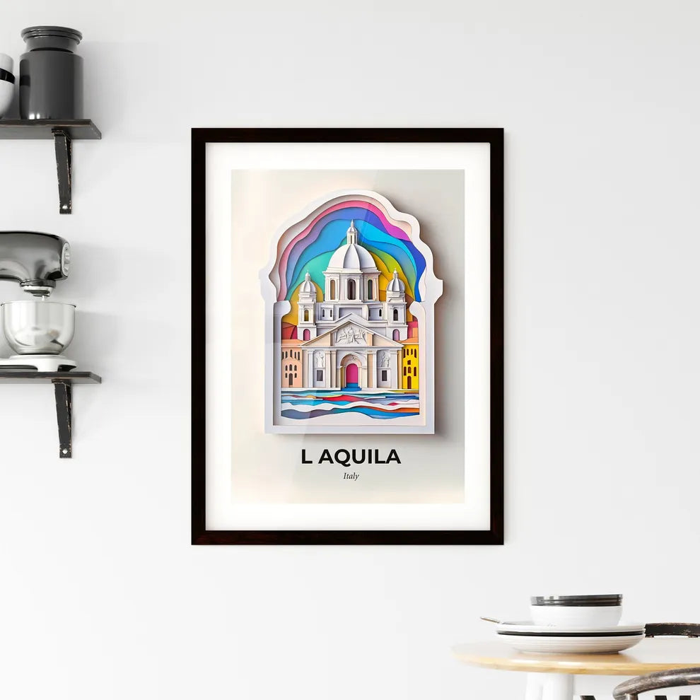 Vivid L Aquila, Italy, Framed Wall Art