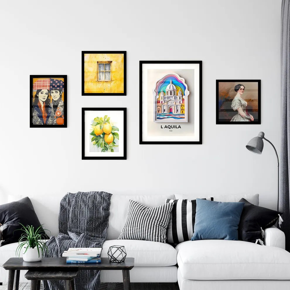 Vivid L Aquila, Italy, Premium Framed Prints