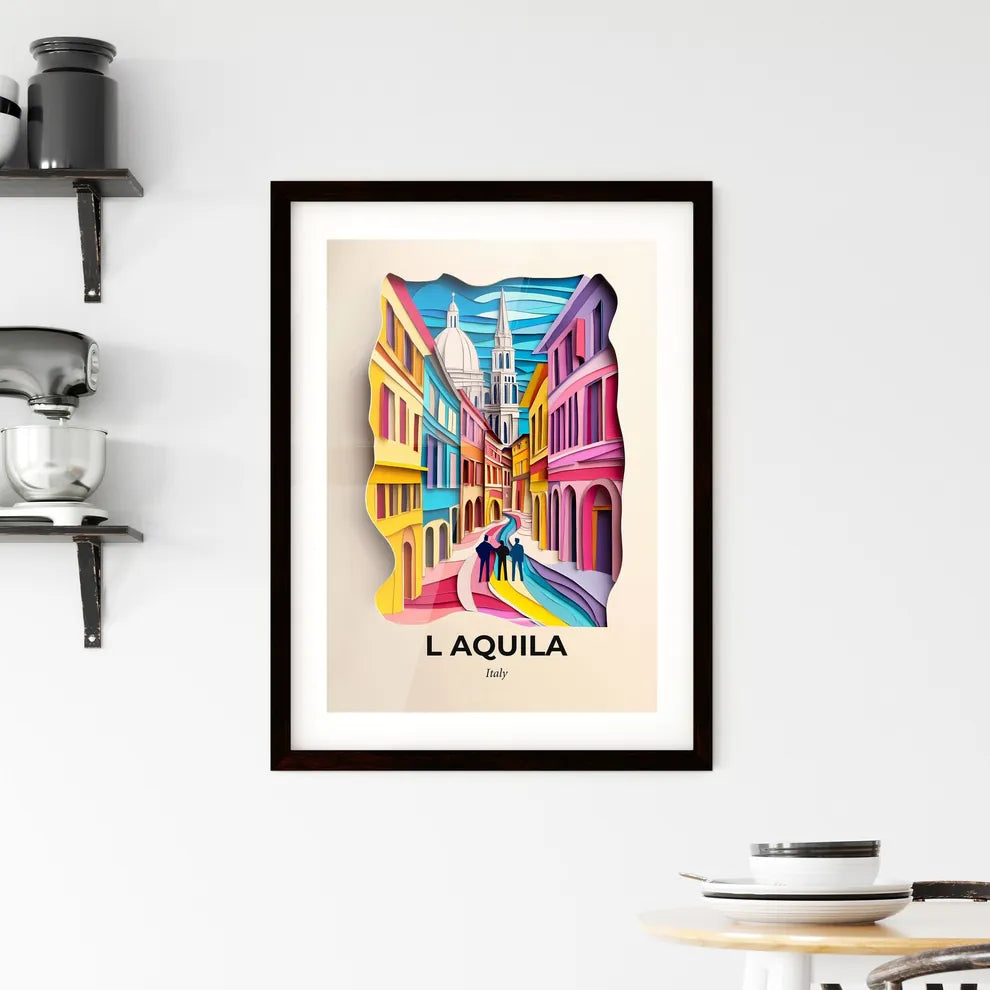 Vivid L Aquila, Italy, Framed Wall Art