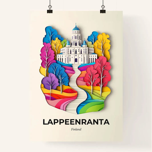 Vivid Lappeenranta, Finland, Colorful Poster